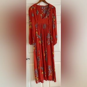 Free People long sleeve Maxi Dress